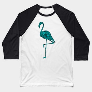 Blue Flamingo | Pop Art Baseball T-Shirt